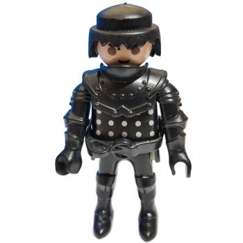 Playmobil ® Mann Ritter schwarz gebraucht