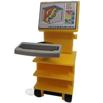 Playmobil ® Computerschreibtisch gelb gebraucht