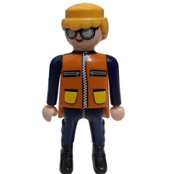 Playmobil ® Mann Bauarbeiter gebraucht
