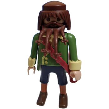 Playmobil ® Mann Pirat grünes Oberteil gebraucht