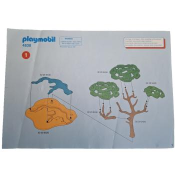 Preview: Playmobil ® 4830 Löwenfamilie mit Affenbaum gebraucht