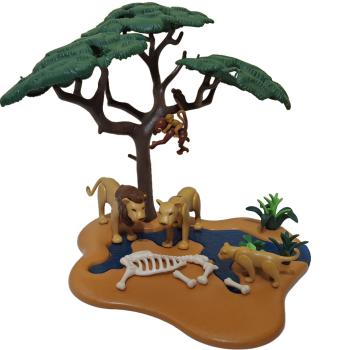 Playmobil ® 4830 Löwenfamilie mit Affenbaum gebraucht