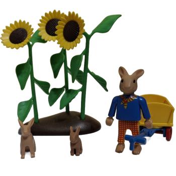 Playmobil ® 4453 Osterhäschen mit Leiterwagen gebraucht
