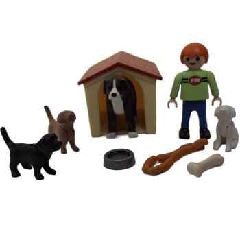 Playmobil ® 4498 Berner Sennenhund mit Welpen gebraucht