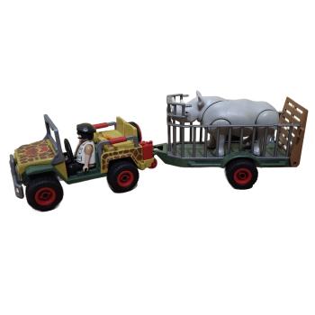 Playmobil ® 4832 Rangerfahrzeug mit Nashorn gebraucht