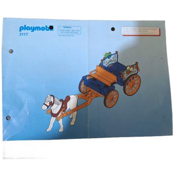 Preview: Playmobil ® 3117  Pferdekutsche blau gebraucht