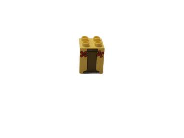 LEGO® DUPLO® 2 x 2 Stein 2 Hoch bedruckt mit Wasserhahn gebraucht