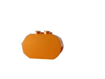 LEGO® DUPLO® 4 x 2 x 2  abgrundet orange gebraucht