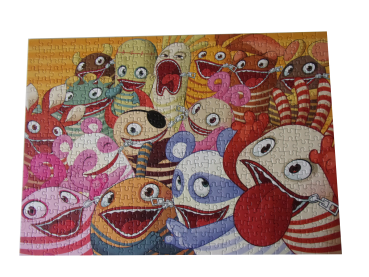 500 Teile Puzzle Sorgenfresser gebraucht