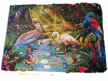 1000 Teile Puzzle Vogelparadies gebraucht