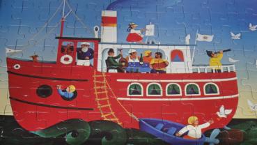 80 Teile Puzzle Die lustige Seereise (1979) gebraucht