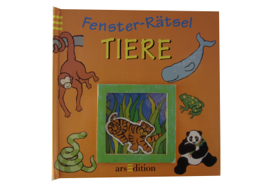 Fenster-Rätsel Tiere Buch ab 3 Jahre   gebraucht