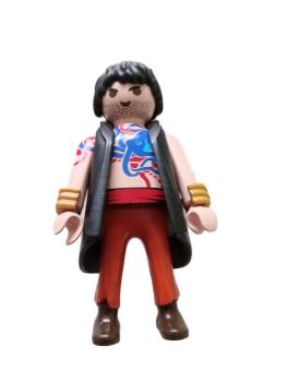 Playmobil ® Mann mit Tattoos und Mantel gebraucht