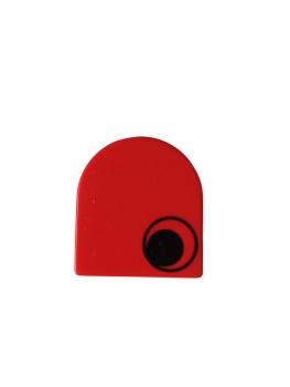 LEGO® DUPLO® 2 x 2 Stein rot rund Auge schwarz gebraucht