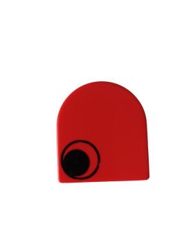 LEGO® DUPLO® 2 x 2 Stein rot rund Auge schwarz gebraucht