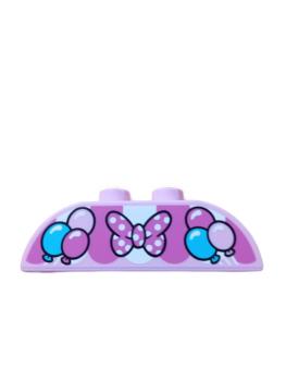 LEGO® DUPLO® Stein 2 x 4 abgerundet Schleife mit Ballone gebraucht