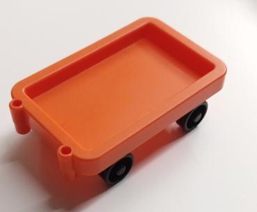 Playmobil ® Gepäckwagen ohne Stange orange gebraucht