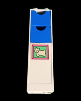 LEGO® DUPLO® Wand - Regal creme weiß mit Schubladen blau gebraucht