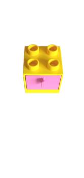 LEGO® DUPLO® Schrank gelb / pink gebraucht
