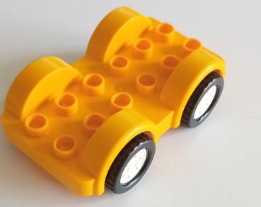 LEGO® DUPLO® Fahrzeug Chassis 2x6 orange gebraucht