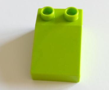 LEGO® DUPLO® Dachstein 3 x 2 spitz grasgrün gebraucht
