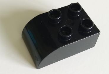 LEGO® DUPLO® Dachstein 3 x 2 rund schwarz gebraucht