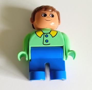 LEGO® DUPLO® Mann blaue Hose Hemd mind ältere Version gebraucht