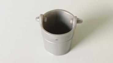 Schleich ® Eimer silbern + Henkel silbern gebraucht