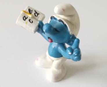 Schleich ® 20059 Lehrer Schlumpf mit Buch rot gebraucht