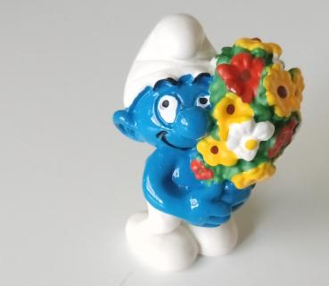 Schleich ® 20469 Schlumpf mit Strauß gebraucht