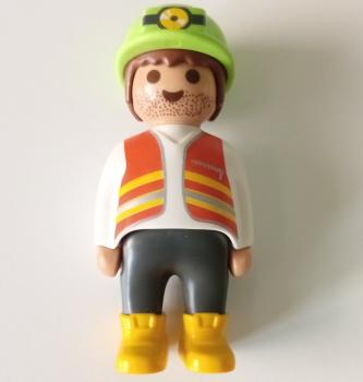 Playmobil 123 ® Mann Bauarbeiter b gebraucht