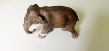 Schleich ® 14753 bzw. 17001 asiatische Elefantenkuh mit Fahne gebraucht