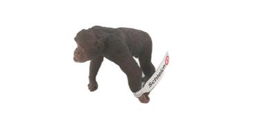 Schleich ® 14817 Schimpanse Männchen mit Fahne gebraucht