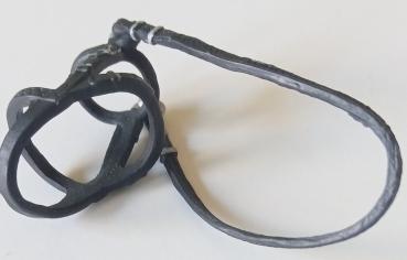 Schleich ® Trense schwarz / silber gebraucht