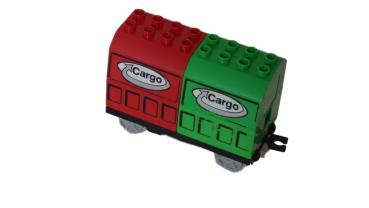 LEGO® DUPLO® CARGO Anhänger rot/grün gebraucht
