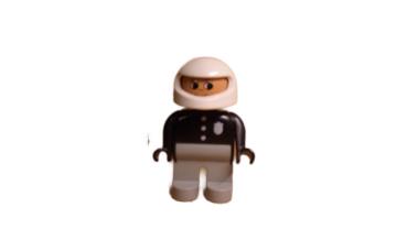 LEGO® DUPLO® Figur Polizei alt mit Helm gebraucht