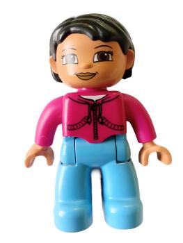 LEGO® DUPLO® Frau mit pinker Jacke gebraucht