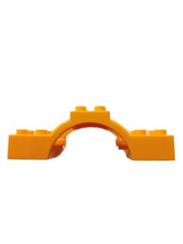LEGO® DUPLO® 2 x 8 x 2 Burgtor / Schaukelstein Zirkus dunkelgelb gebraucht