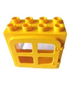 LEGO® DUPLO® 2332 Rahmen 4x2x3 gelb mit Fenster gelb gebraucht