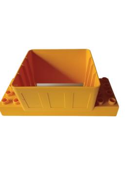 LEGO® DUPLO® Schütte dunkelgelb ohne Bodenklappe gebraucht