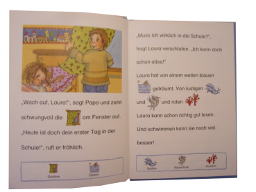 LESEPINGUIN - Lauras erster Schultag Erstleser ab 6 Jahre  gebraucht wie neuwertig