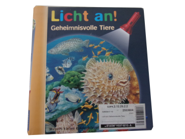 Meyers Licht an - Band 27 Geheimnisvolle Tiere, Buch mit Folien & Taschenlampe  gebraucht