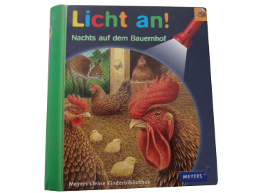 Meyers Licht an - Band 25 Nachts auf dem Bauernhof, Buch mit Folien & Taschenlampe  gebraucht