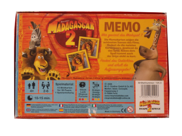 Memo Madagascar 2  gebraucht