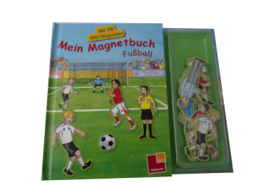 Mein Magnetbuch Fußball- mit 16 Bild-Magneten ab 4/5 Jahre  gebraucht