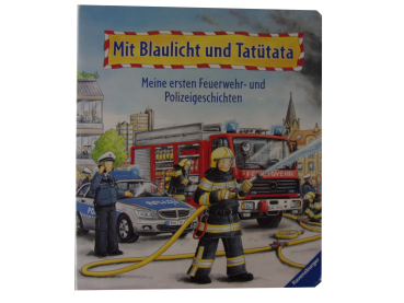 Mit Blaulicht und Tatütata ab  2+ Jahre  Pappbuch gebraucht