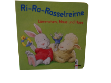 Papp Buch: Ri-Ra-Rasselreime ab  ca. 8/9 Monate  gebraucht