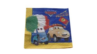 Serviette 33 x 33 cm Disney Cars 4 Motive