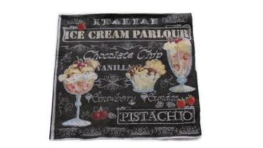 Serviette 33 x 33 cm ICE CREAM