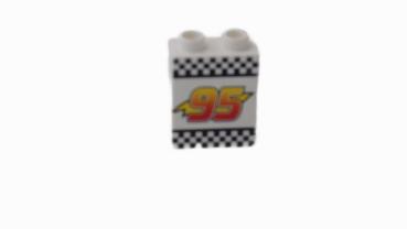 LEGO® DUPLO® 1 x 2 x 2 bedruckt mit 95 gebraucht